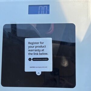 Digital Bathroom Scale with Black and White Design